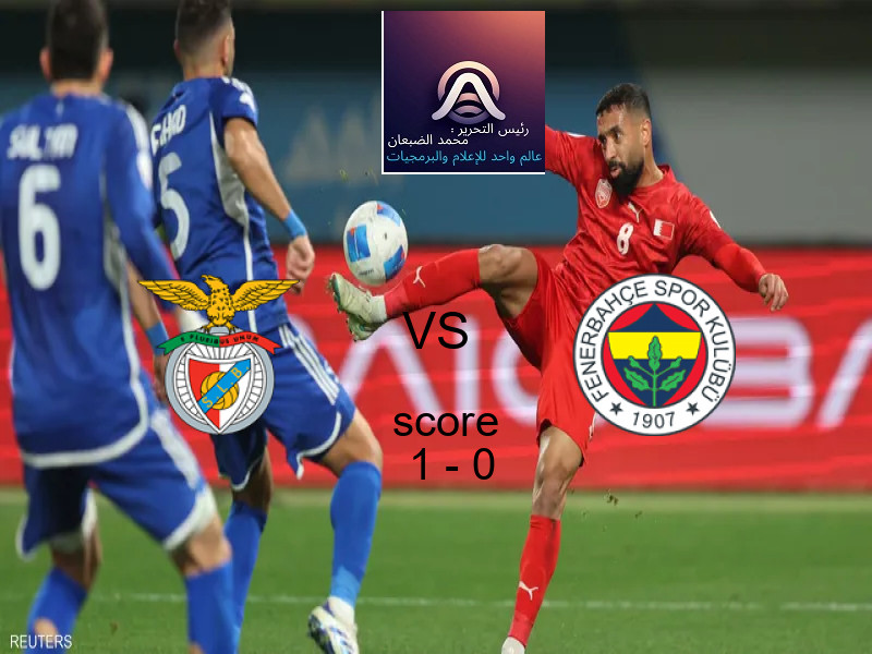فريق بنفيكا يسحق فنربخشة بنتيجة 1 - 0 في بطولة دوري أبطال أوروبا.