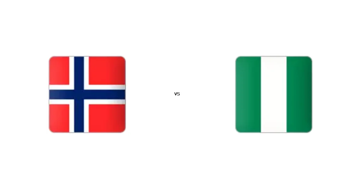 تفاصيل مباراة النرويج - شباب ضد نيجيريا - شباب في كأس العالم تحت 20 عاما والمعلق