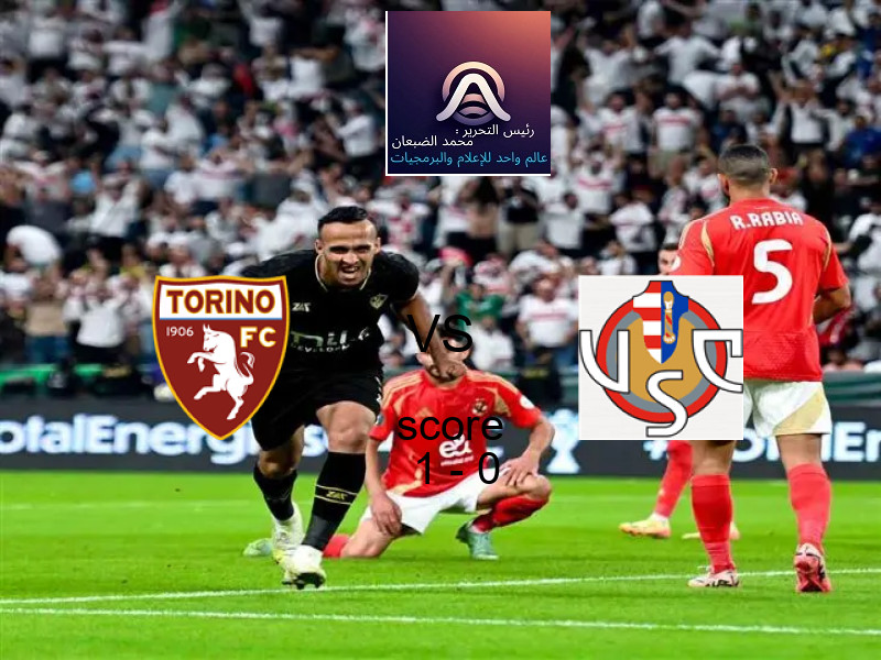 فريق تورينو يسحق كريمونيسي بنتيجة 1 - 0 في بطولة الدوري الإيطالي.