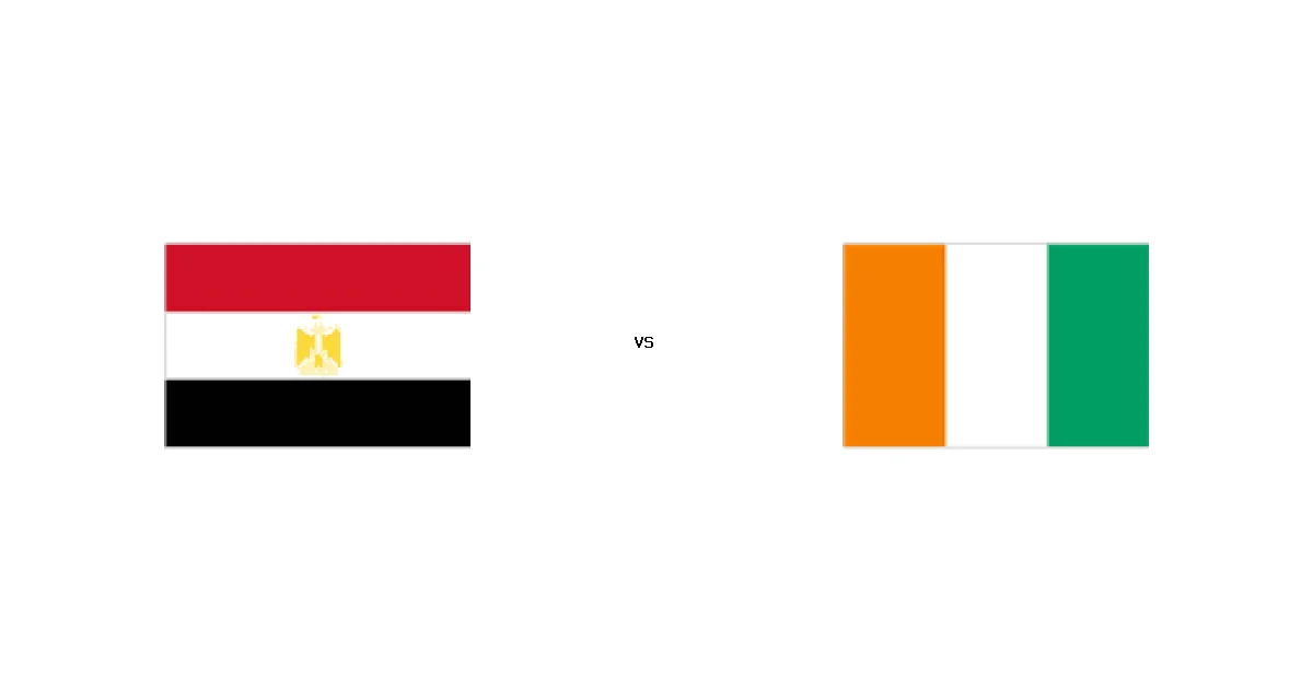 مصر ضد كوت ديفوار في قمة كأس الأمم الأفريقية - التوقيت والقنوات 10 يناير 2026