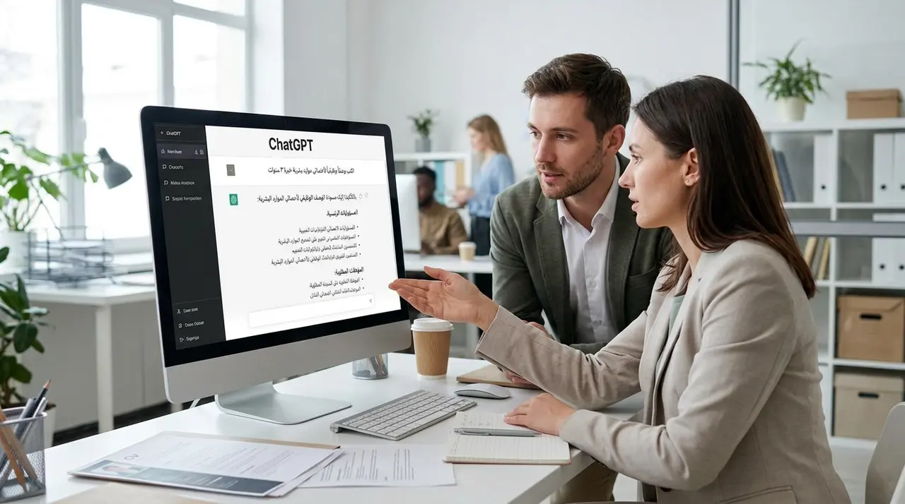 كيفية استخدام ChatGPT في الموارد البشرية: دليل عملي لمسؤولي HR - برومبتات جاهزة
