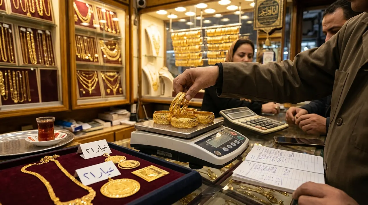 سعر الذهب عيار 21 في مصر اليوم 16 - 9 -2026 | منحنى الأسعار وتاريخ الذهب
