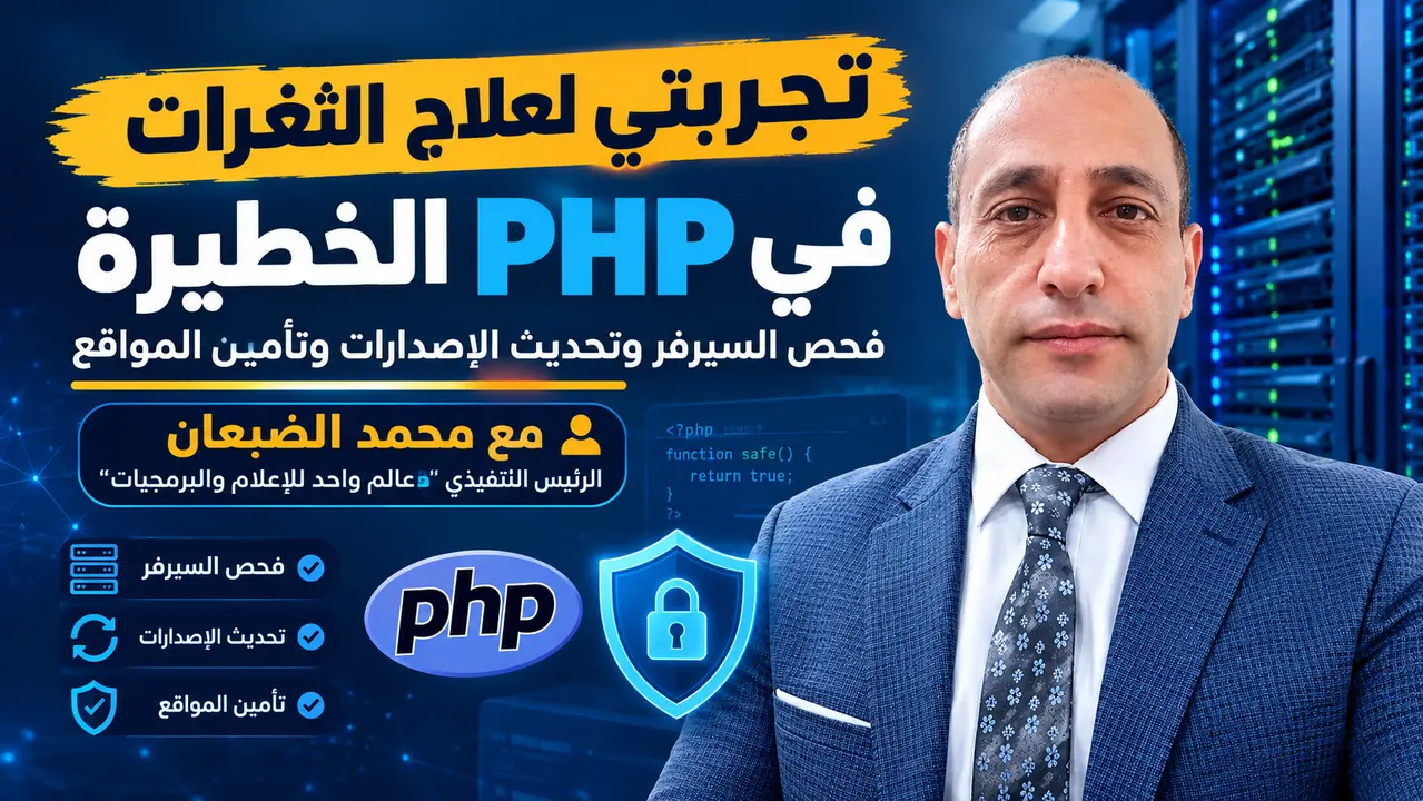 تجربتي مع ثغرات PHP الخطيرة في 22 أكتوبر 2026: فحص السيرفر وتحديث إصدارات PHP وتأمين المواقع